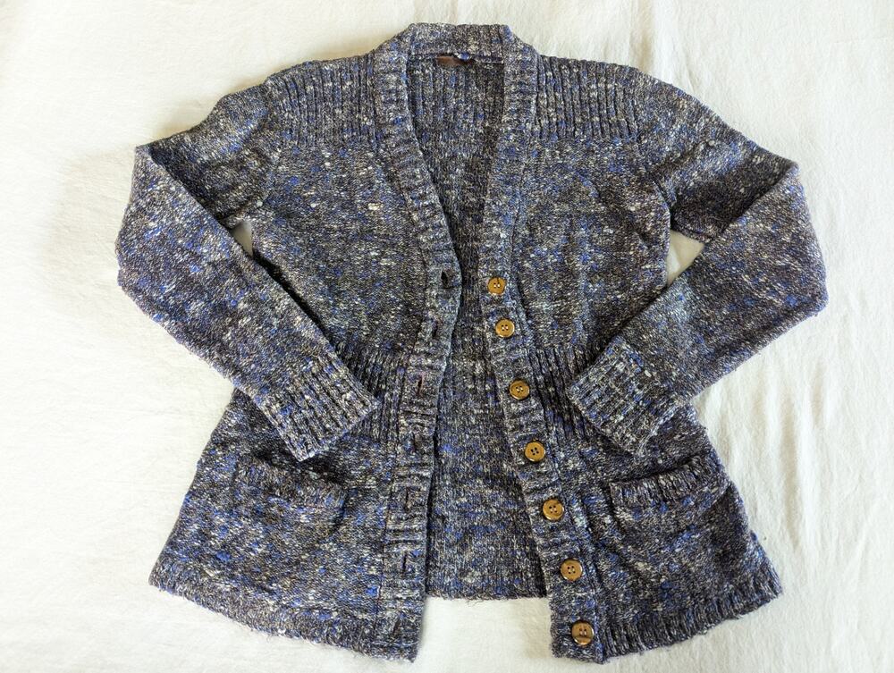 Yves Saint Laurent Vintage Cardigan Sweater Size L Wool Blend British Hong Kong